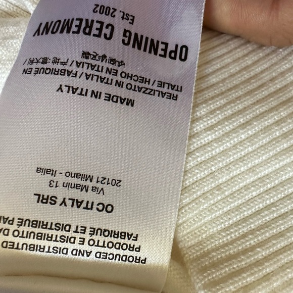 Opening Ceremony White Logo Crewneck Sweatshirt Unisex XS. Authentic - Picture 10 of 10